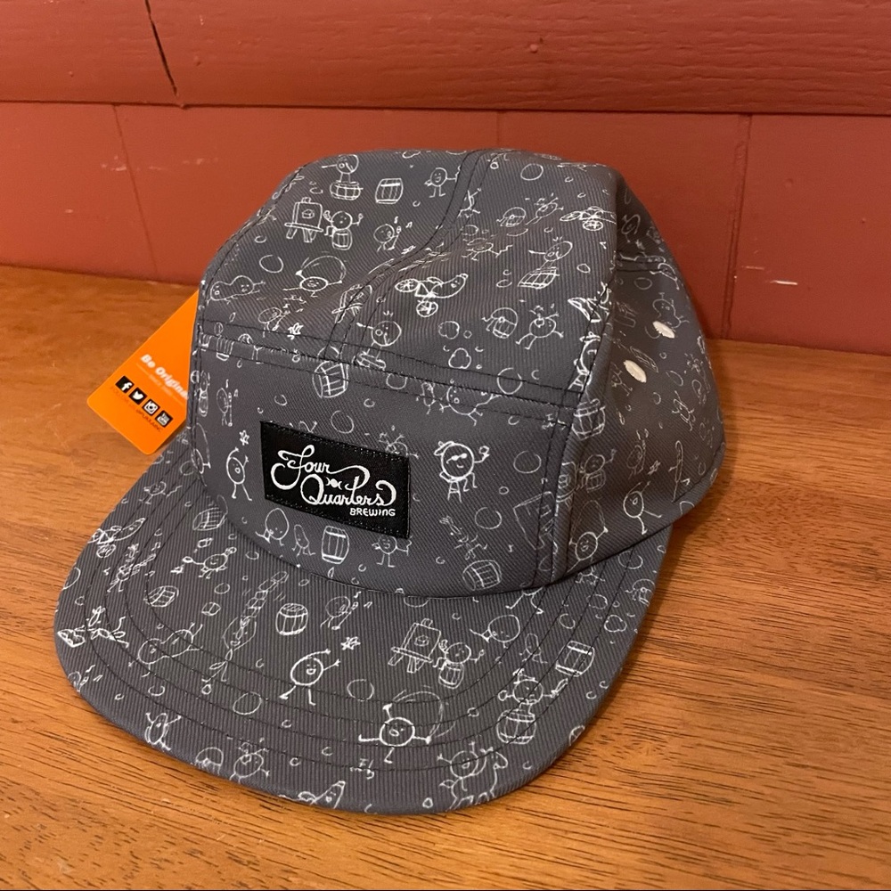 Four Quarters Brewing Vermont beer five-panel hat